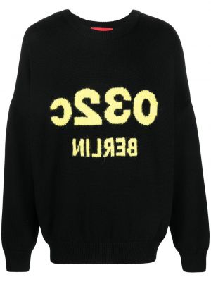 Пуловер с кръгло деколте 032c