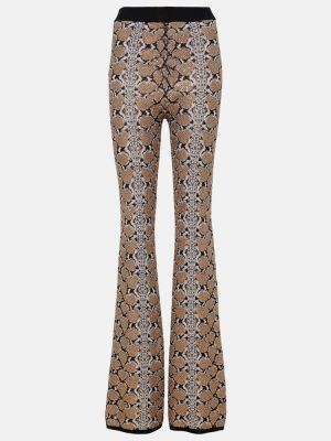 Παντελόνι με ίσιο πόδι με σχέδιο με μοτίβο φίδι Balmain