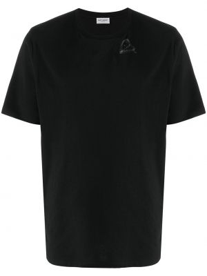 Camiseta Saint Laurent negro