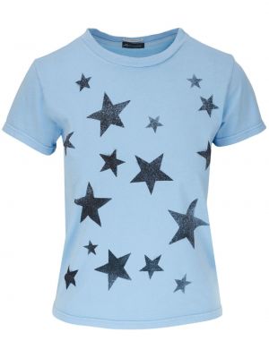 T-shirt en coton à imprimé à motif étoile Mother