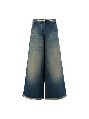 Jeans ausgestellt Moncler blau