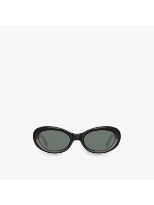 солнцезащитные очки из ацетата в овальной оправе Dries Van Noten черный