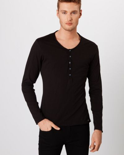 Marškinėliai ilgomis rankovėmis Key Largo juoda