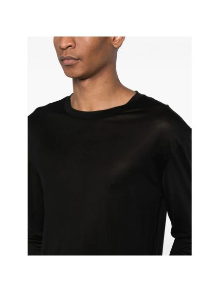 Camiseta de manga larga Lemaire negro