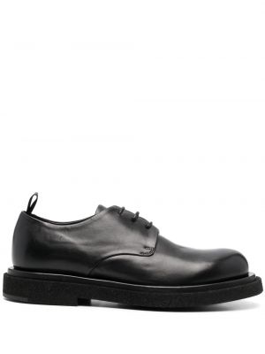 Pantofi brogue cu șireturi din piele din dantelă Officine Creative negru