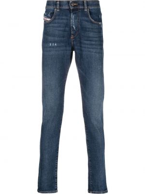Slim fit distressed skinny jeans Diesel blau