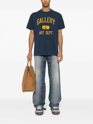 T-shirt aus baumwoll mit print Gallery Dept.