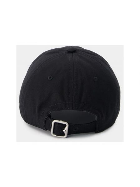 Leder cap mit applikationen Burberry schwarz