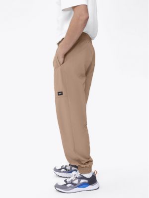 Spodnie materiałowe SP22-SPM101 Brązowy Regular Fit Sprandi