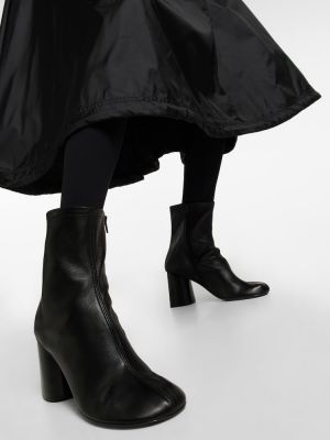 Leder ankle boots Balenciaga schwarz