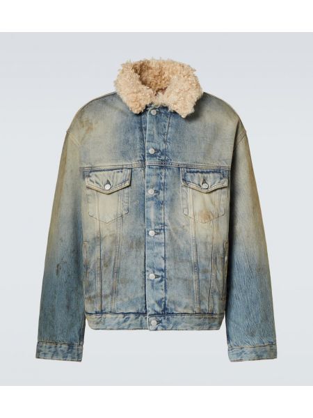 Denimjakke Acne Studios blå