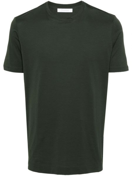 Jersey t-shirt mit rundem ausschnitt Cruciani grün