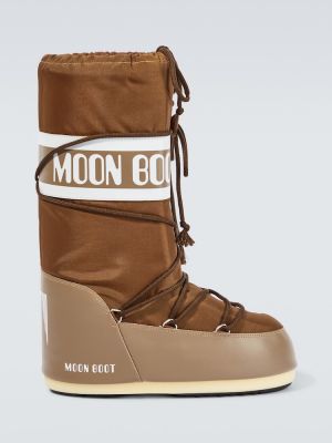 Bottines Moon Boot marron