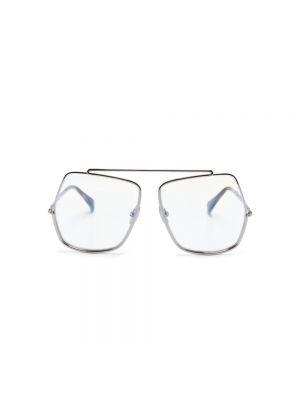 Okulary korekcyjne Max Mara srebrne