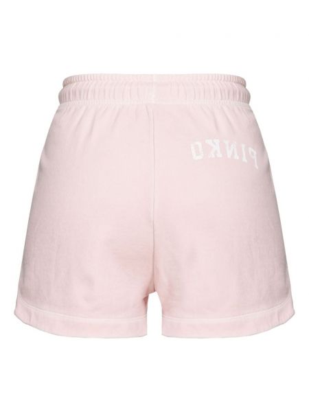 Shorts aus baumwoll mit print Pinko pink
