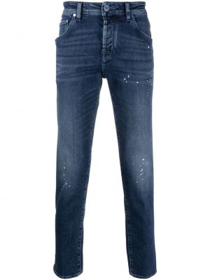 Low waist skinny jeans Jacob Cohën blau