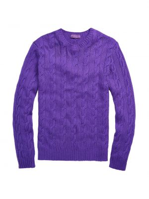 Кашемировый кардиган Ralph Lauren Purple Label фиолетовый