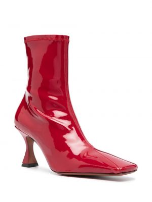 Kotníkové boty Manu Atelier červené