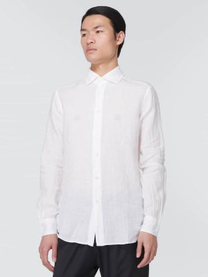 Camisa de lino Barena Venezia blanco