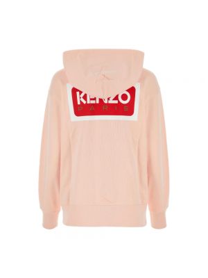 Sudadera con capucha de algodón Kenzo rosa