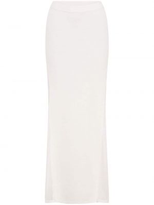 Maxi φούστα με διαφανεια ντραπέ Dion Lee λευκό