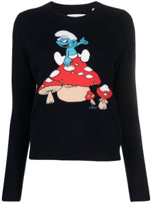 Sweter z okrągłym dekoltem Chinti & Parker niebieski