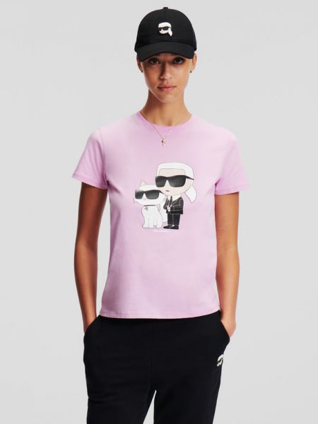 Tricou Karl Lagerfeld roz