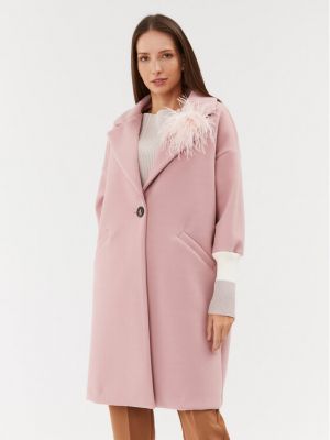 Παλτό Maryley ροζ