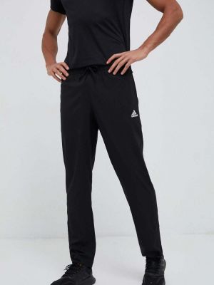 Панталон с апликация Adidas черно