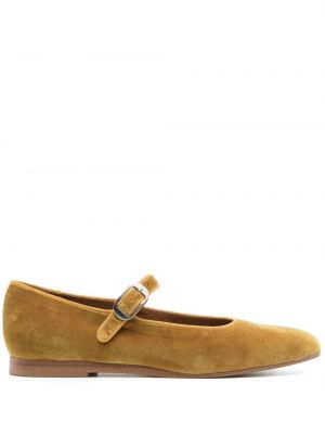 Кадифени ниски обувки Le Monde Beryl жълто
