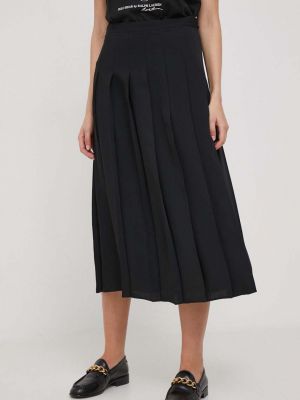 Černé midi sukně Polo Ralph Lauren