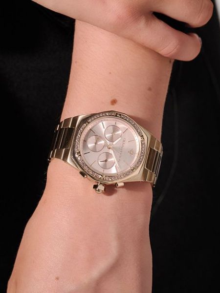 Часы с хронографом Olivia Burton розовые