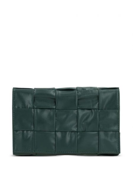 Δερμάτινη τσάντα ώμου Bottega Veneta πράσινο