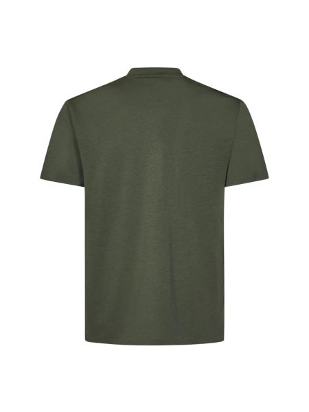 Camiseta con bordado de cuello redondo Tom Ford verde