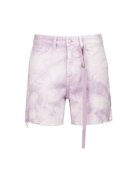 Jeans shorts mit taschen Icon Denim pink