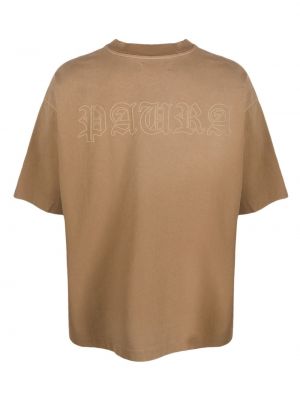 T-shirt aus baumwoll mit print Paura