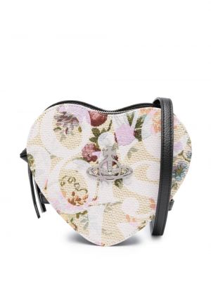 Květinová taška přes rameno s potiskem Vivienne Westwood