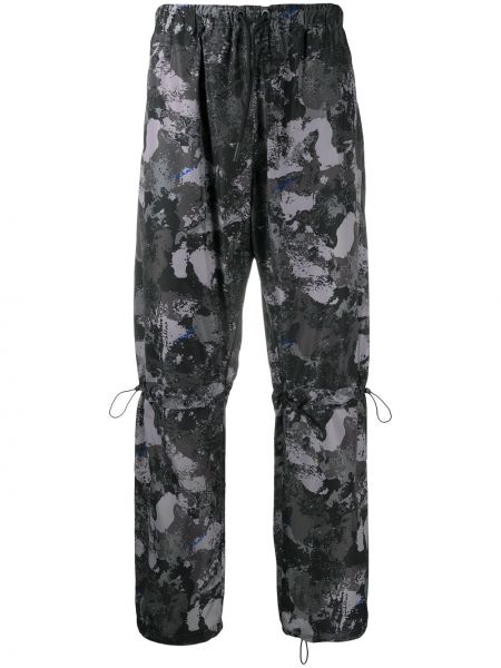 Pantalon de joggings à imprimé à imprimé camouflage Marcelo Burlon County Of Milan gris