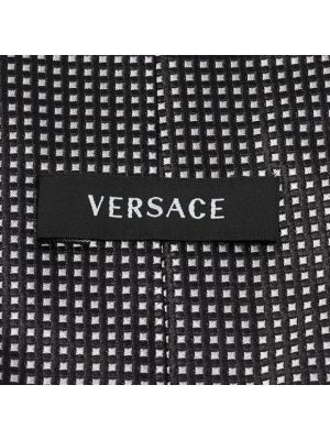 Top de seda Versace Pre-owned negro