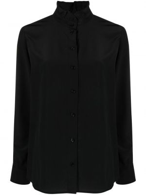Svilena srajca Claudie Pierlot črna