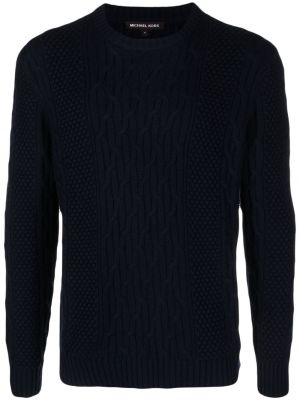 Chunky džemper Michael Kors Collection plava