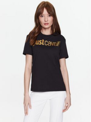 Чорна футболка Just Cavalli