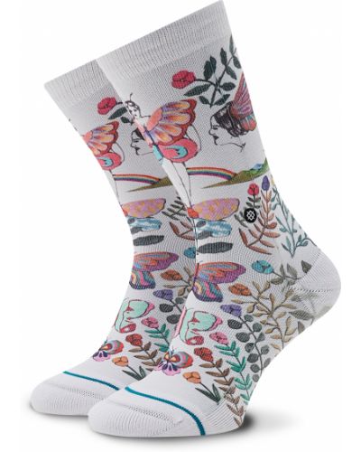 Ponožky Vysoké Dámske STANCE - The Garden Of Growth W555C22THE White