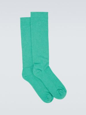 Βαμβακερός ψηλές κάλτσες Drkshdw By Rick Owens πράσινο