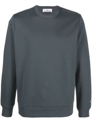 Brodert sweatshirt Stone Island blå