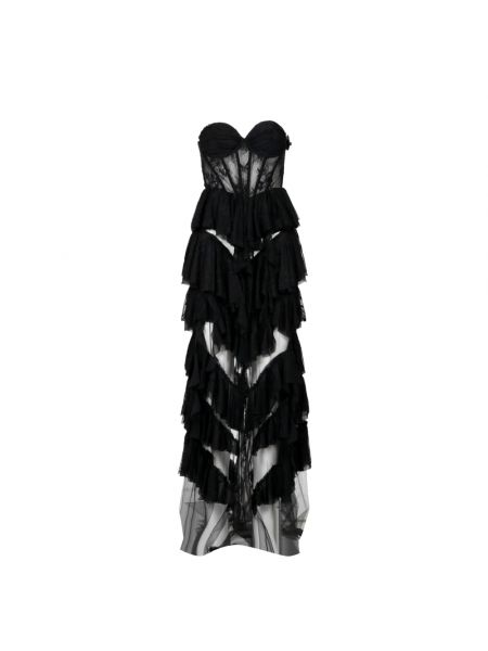 Sukienka z falbankami w serca Aniye By czarna