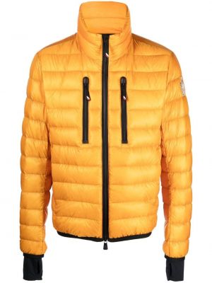 Péřová bunda Moncler Grenoble oranžová