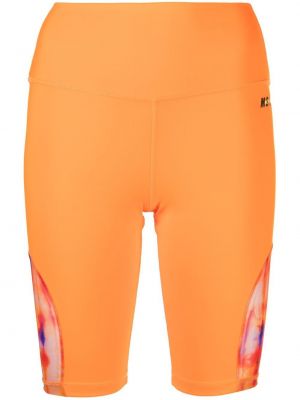 Biker shorts Msgm oransje