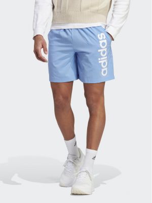 Pantaloni scurți de sport Adidas albastru