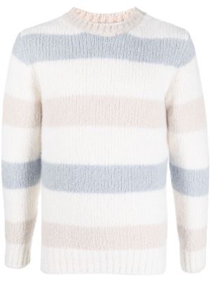 Пуловер на райета с кръгло деколте Eleventy